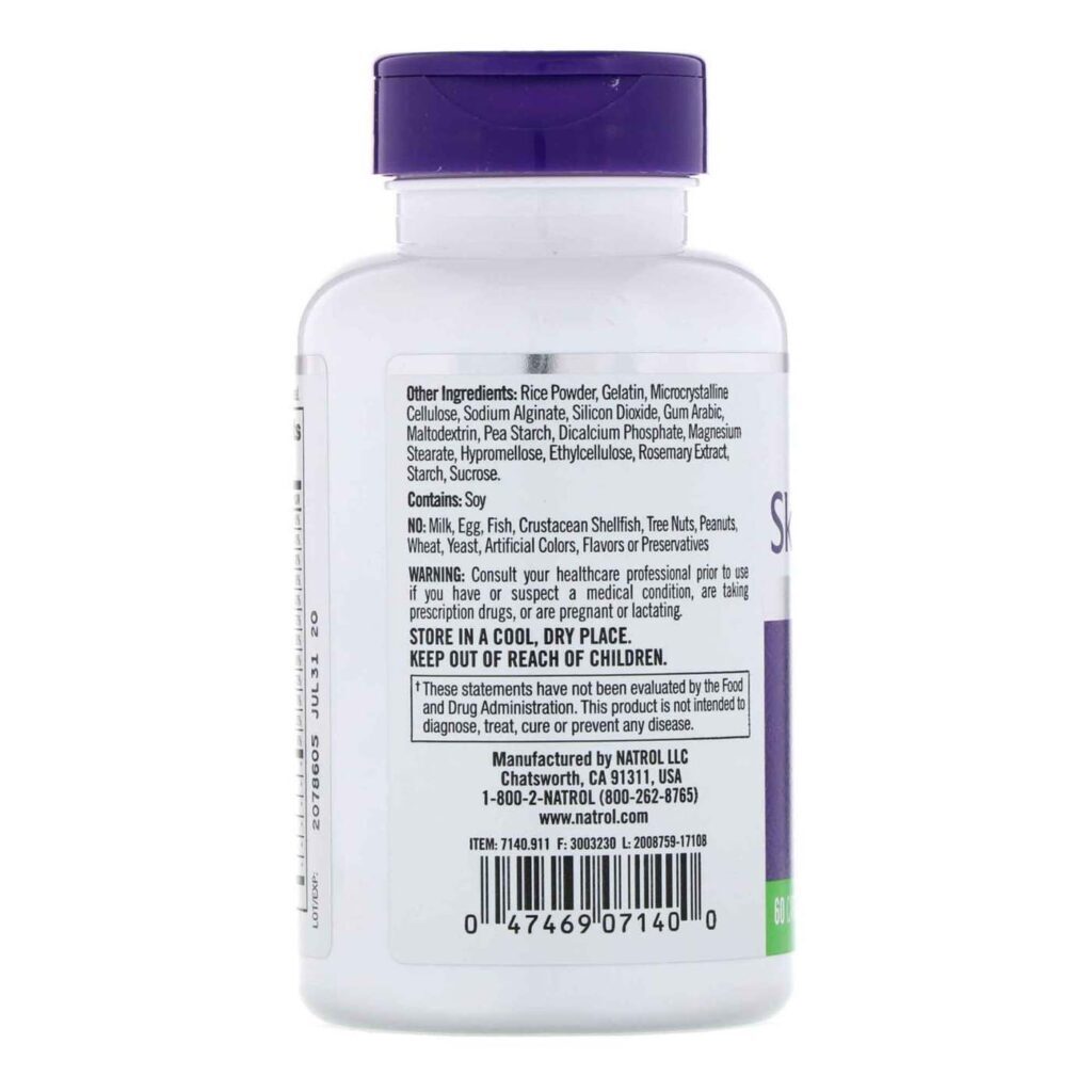 Natrol Pele, Cabelo e Unhas 60 Cápsulas: Nutrição Completa para Beleza Radiante - Imagem 5