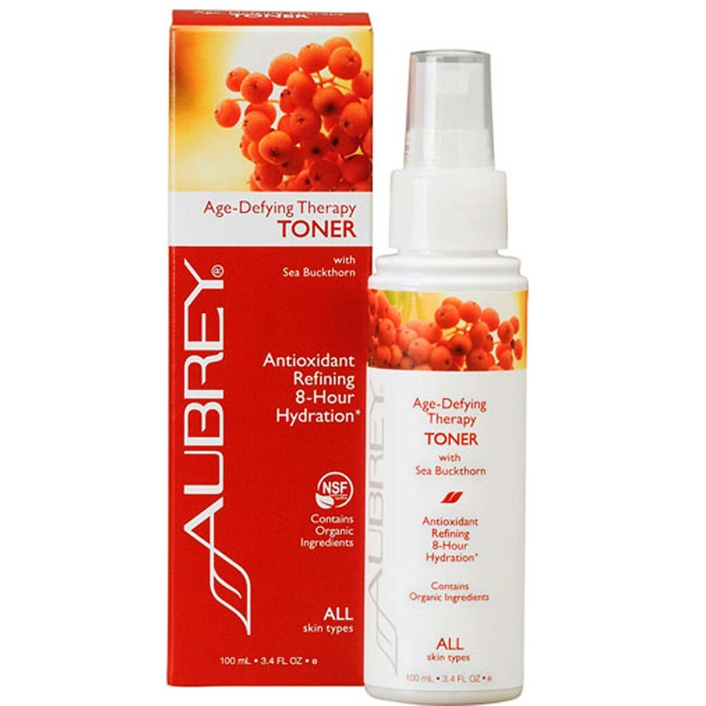 Aubrey Orgânicos Age-Defying Therapy Toner 100ml - Revitaliza e Firma a Pele