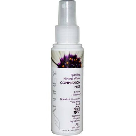 Aubrey Orgânicos Sparkling Glacier Complexoion Mist, Toranja - 3.4 oz