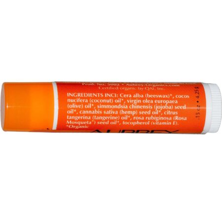 Aubrey Orgânicos Orgânico Lip Balm, tangerina - Box of 24 - Image 2