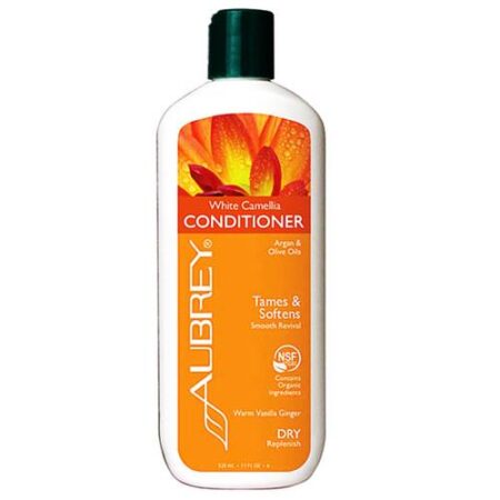 Aubrey Orgânicos Conditioner, Cabelo seco - White Camellia - 11 oz