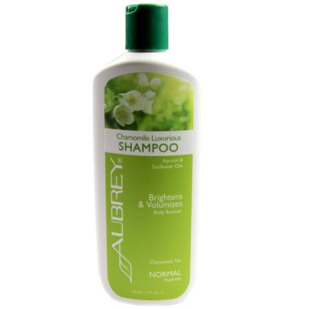 Aubrey Orgânicos Xampu, Volume - Chamomile Luxurious - 11 oz