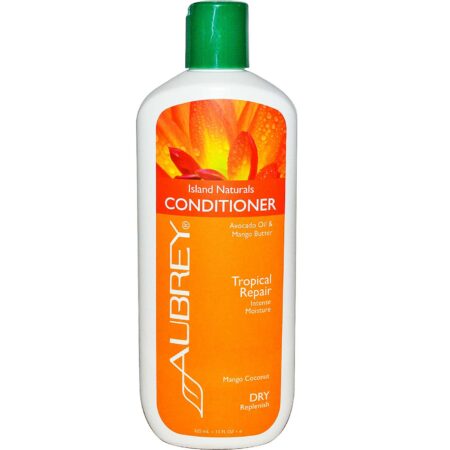 Aubrey Orgânicos Conditioner , Cabelo seco - Island Naturals - 11 oz