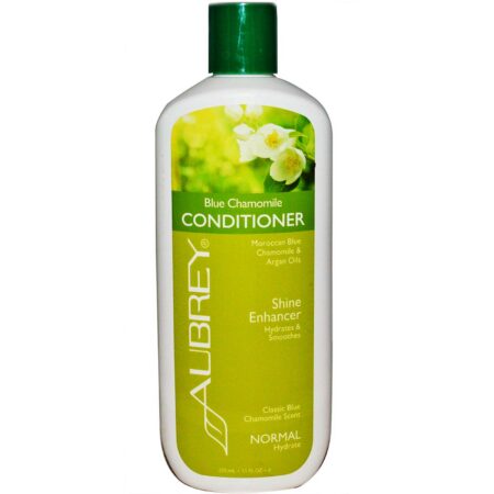 Aubrey Organics, Condicionador Brilho, Camomila Azul - 325 ml