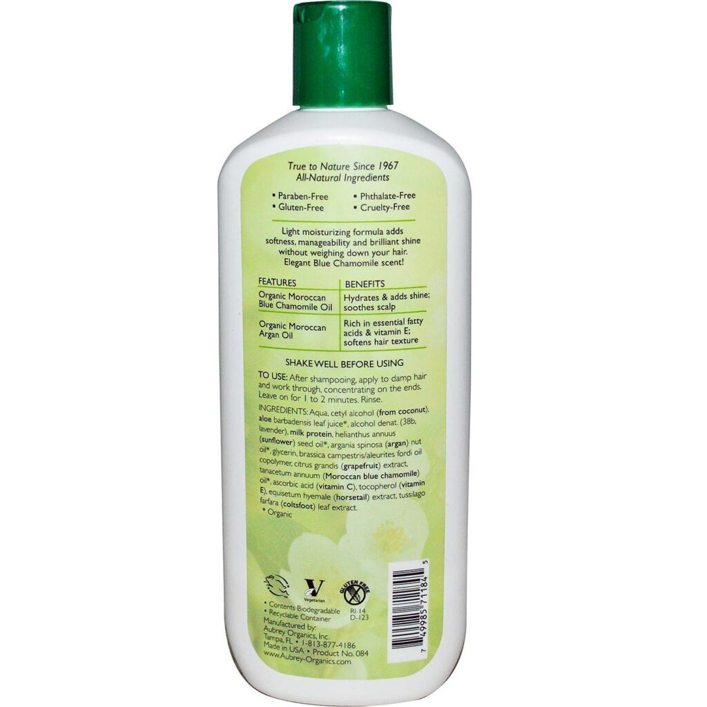 Aubrey Organics Condicionador Brilho Camomila Azul - 325 ml - Imagem 2