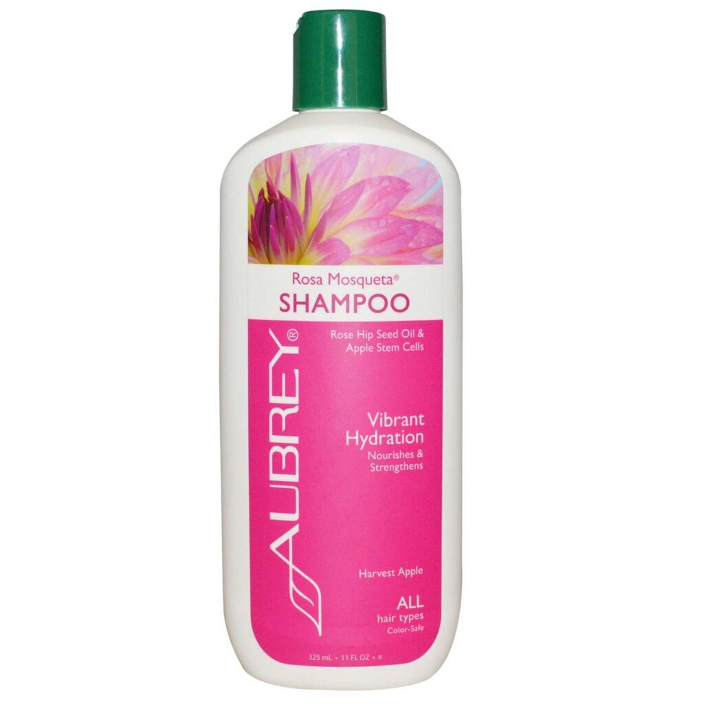 Aubrey Orgânicos Xampu Umidade Rosa Mosqueta 311g - Cabelos Secos e Danificados