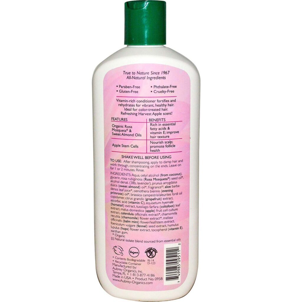 Aubrey Orgânicos Xampu Umidade Rosa Mosqueta 311g - Cabelos Secos e Danificados - Imagem 2
