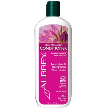 Aubrey Orgânicos Conditioner, Fortalecer - Rosa Mosqueta - 11 oz