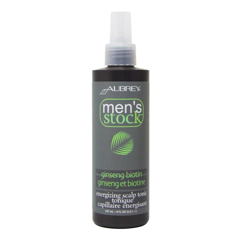 Aubrey Organics Tônico Capilar Masculino - Biotina Energizante 237ml (8 oz)
