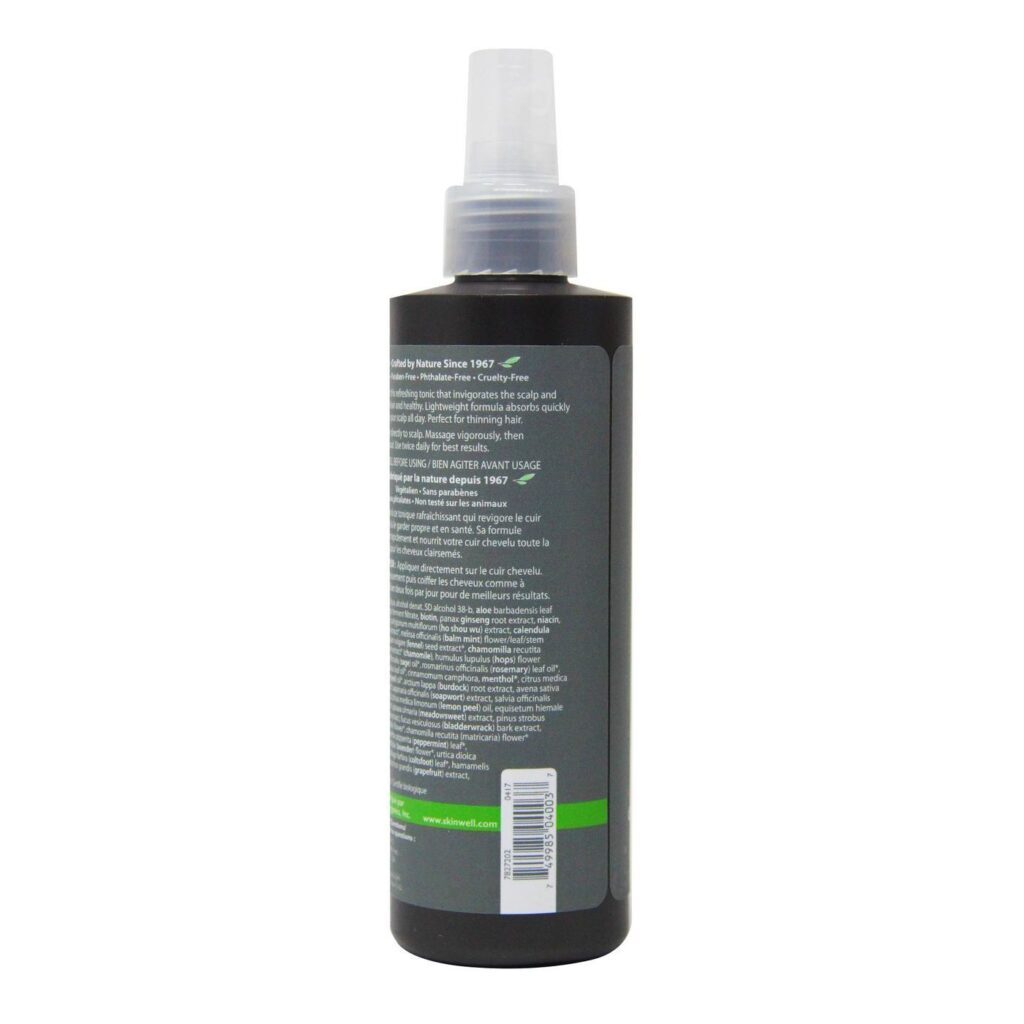 Aubrey Organics Tônico Capilar Masculino - Biotina Energizante 237ml (8 oz) - Imagem 3