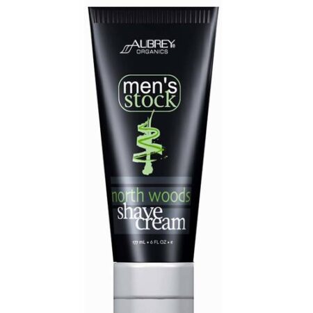 Aubrey Organics, Men's Stock Creme de Barbear - 170 g