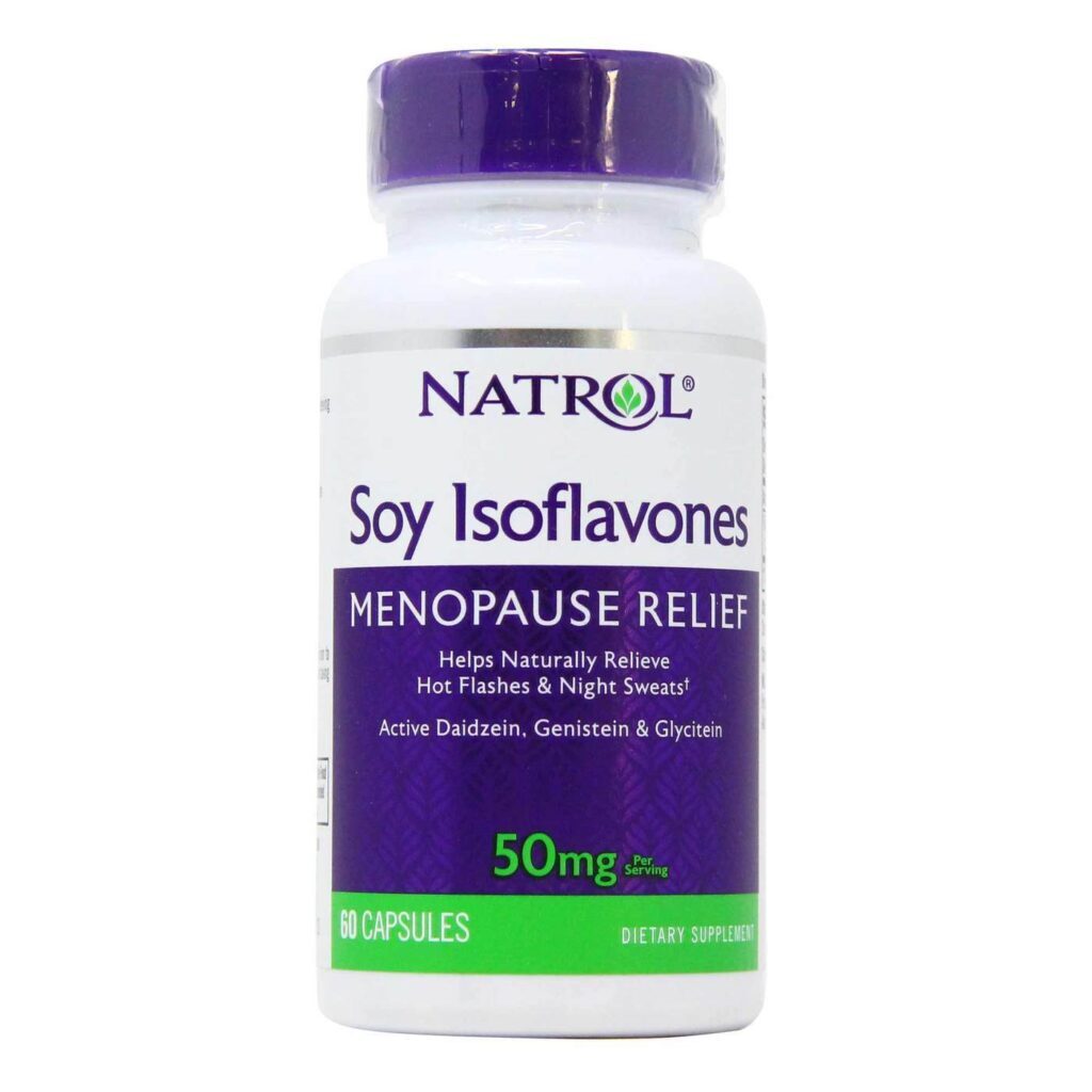 Natrol Isoflavonas de Soja para Mulheres - 60 Cápsulas: Suporte ao Bem-Estar Feminino