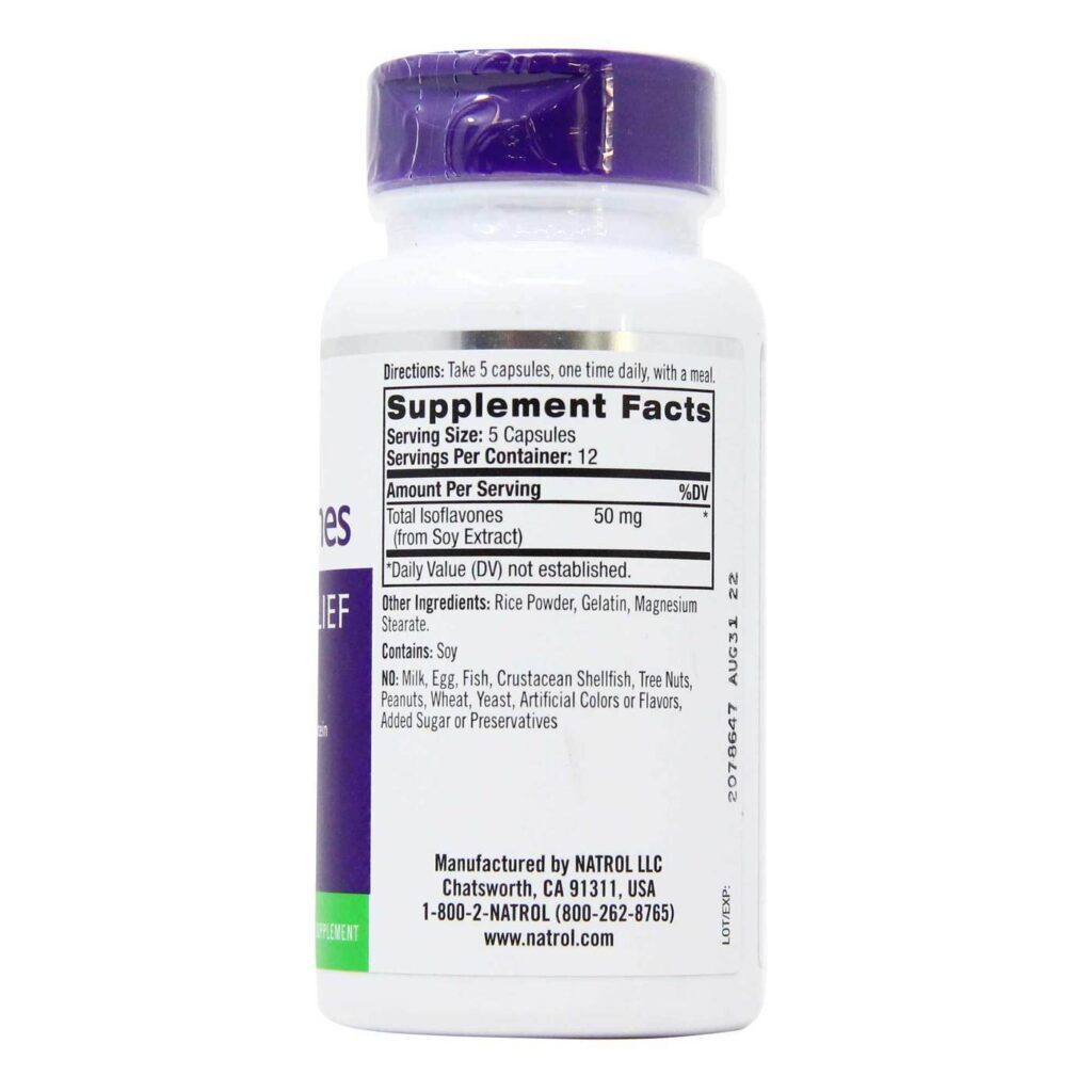 Natrol Isoflavonas de Soja para Mulheres - 60 Cápsulas: Suporte ao Bem-Estar Feminino - Imagem 2