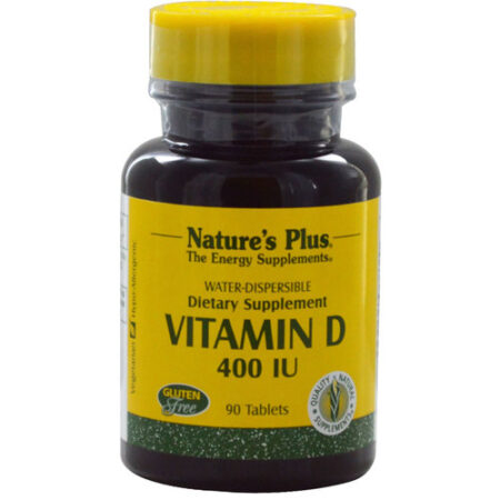 Nature's Plus, Vitamina D 400 IU - 90 Tabletes