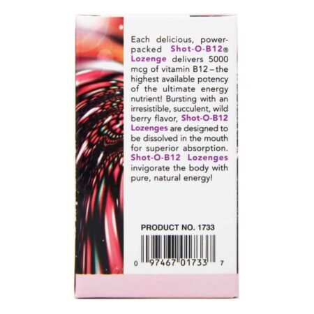 Nature's Plus Shot-O-B12 5.000 mcg Frutos Silvestres - Energia e Vitalidade no Brasil - Imagem 2
