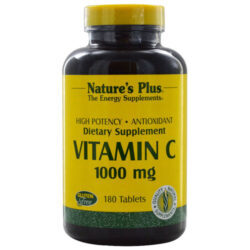 Nature's Plus Vitamina C 1000 mg - 180 Tabletes: Imunidade e Bem-Estar Diário