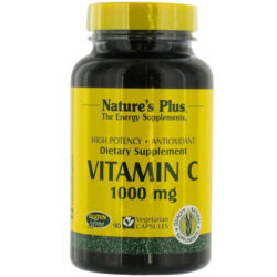 Nature's Plus Vitamina C 1000 mg - 90 Cápsulas Vegetarianas | Imunidade e Antioxidante