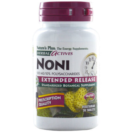 Nature's Plus, Noni 500 mg - 30 Tabletes Vegetarianos