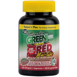 Nature's Plus Source of Life Verde e Vermelho Multivitamínico - 180 Mini-Comprimidos