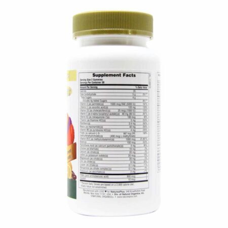 Nature's Plus Source of Life Gold Multi-Vitamina Adulto Sabor Laranja 60 Gomas - Imagem 2