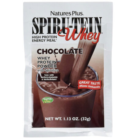 Nature's Plus Spiru-Tein Whey, Chocolate - 8 Packets