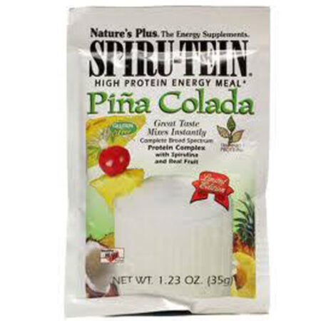 Nature's Plus, Proteína Spiru-Tein®, Pina Colada - 8 Pacotes