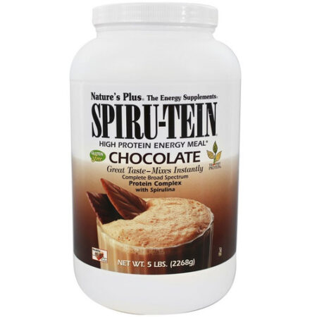 Nature's Plus, Spiru-Tein® Proteína e Energia Vegetal, Chocolate - 2,27 Kg