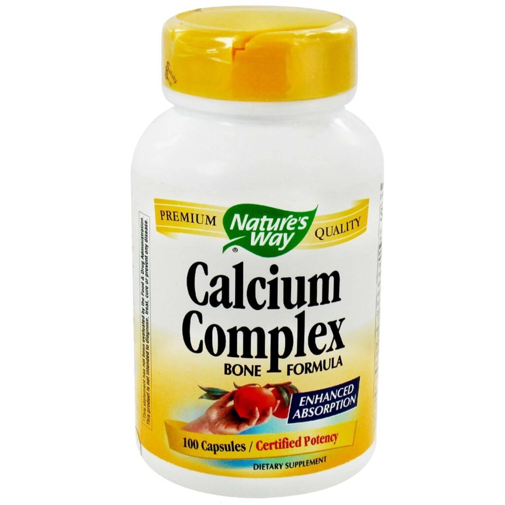 Nature's Way Cálcio Complexo Bone Formula - 100 Cápsulas: Saúde Óssea Forte