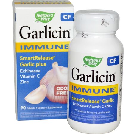 Nature's Way, Garlicin® Imunidade - 90 Tabletes