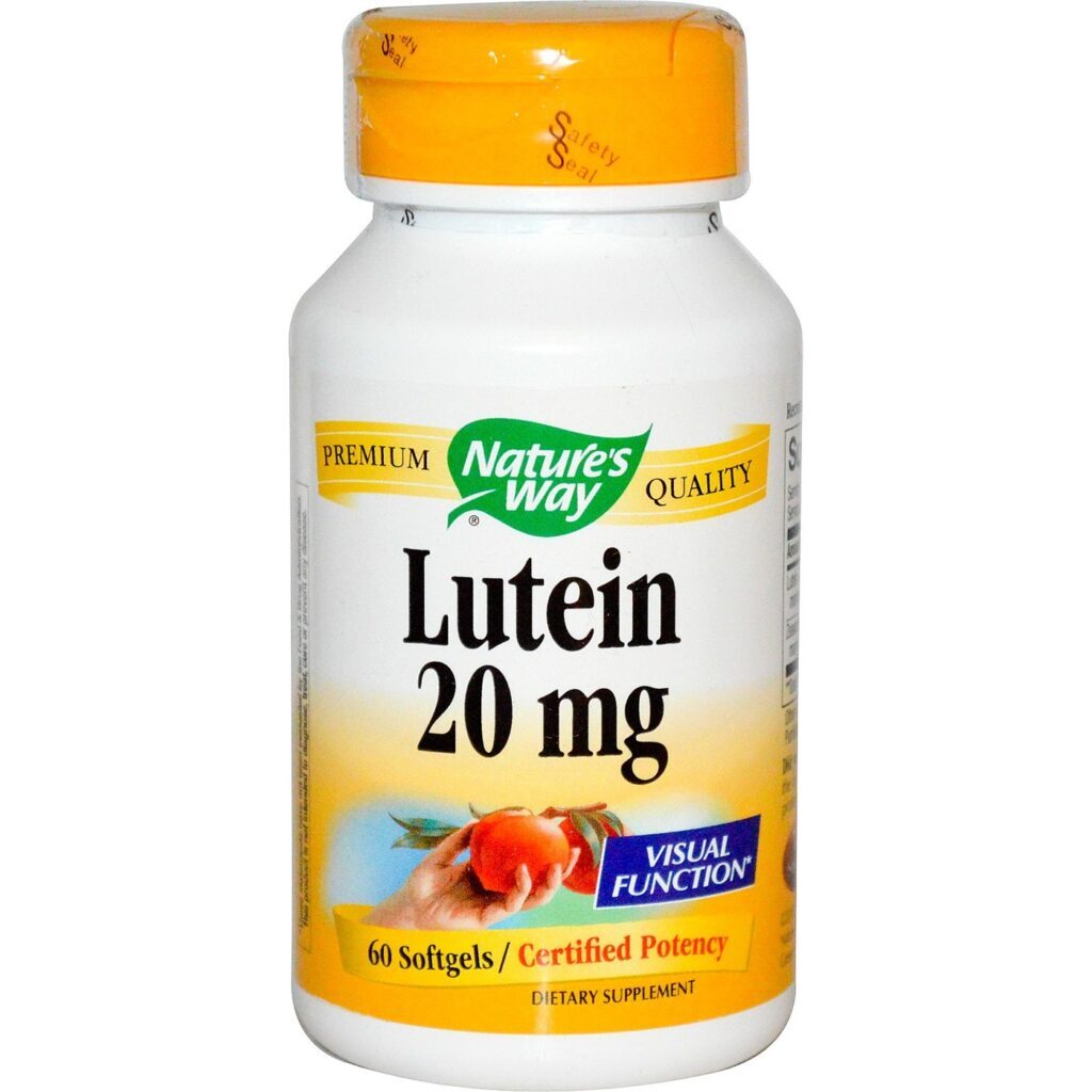 Nature's Way Luteína 20 mg - 60 Cápsulas em Gel: Saúde Ocular e Bem-Estar
