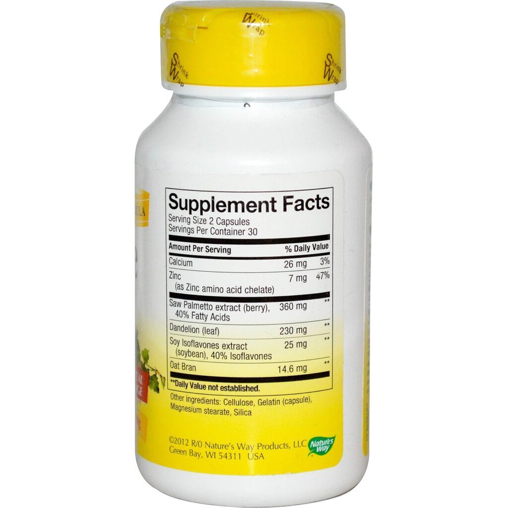 Nature's Way Prostate - Suporte para Saúde da Próstata - 60 Cápsulas - Imagem 2