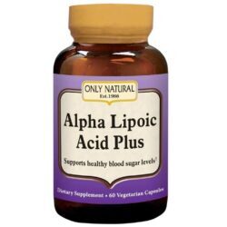 Only Natural Ácido Alfa-Lipóico 200mg: 60 Cápsulas Vegetarianas para Sua Saúde