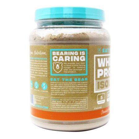 Eat The Bear Isolate Whey Manteiga de Amendoim e Chocolate - 31 Porções | Proteína Pura - Imagem 5