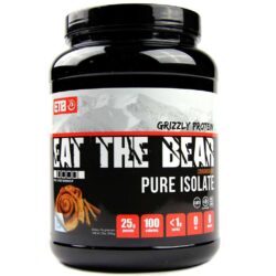 Eat The Bear Isolate Whey Pão de Canela - 31 Porções: Proteína Isolada Pura para Resultados Reais no Brasil