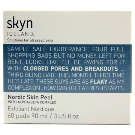 Skyn Iceland, Peeling de Pele Nórdico - 60 almofadas descartáveis