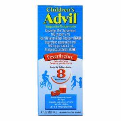 Advil Antitérmico e Analgésico Infantil Sabor Frutas 118,3ml - Alívio Rápido para Crianças