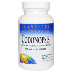 Planetary Formulas Codonopsis 750 mg 120 Tabletes – Energia e Bem-Estar Natural