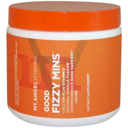 Mt Angel Vitamins Good Fizzy Mins Powder, Baunilha - 600 grams