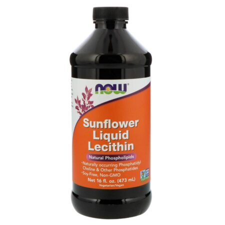 Now Foods, Lecitina Líquida de Girassol - 473 ml