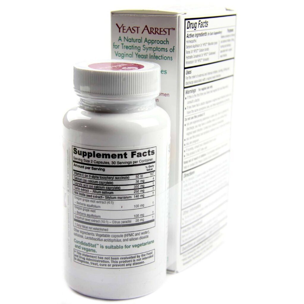 Vitanica Candida Pack: CandidStat 60 Cápsulas + Levedura Arrest 14 Sachês - Controle e Bem-Estar - Imagem 2