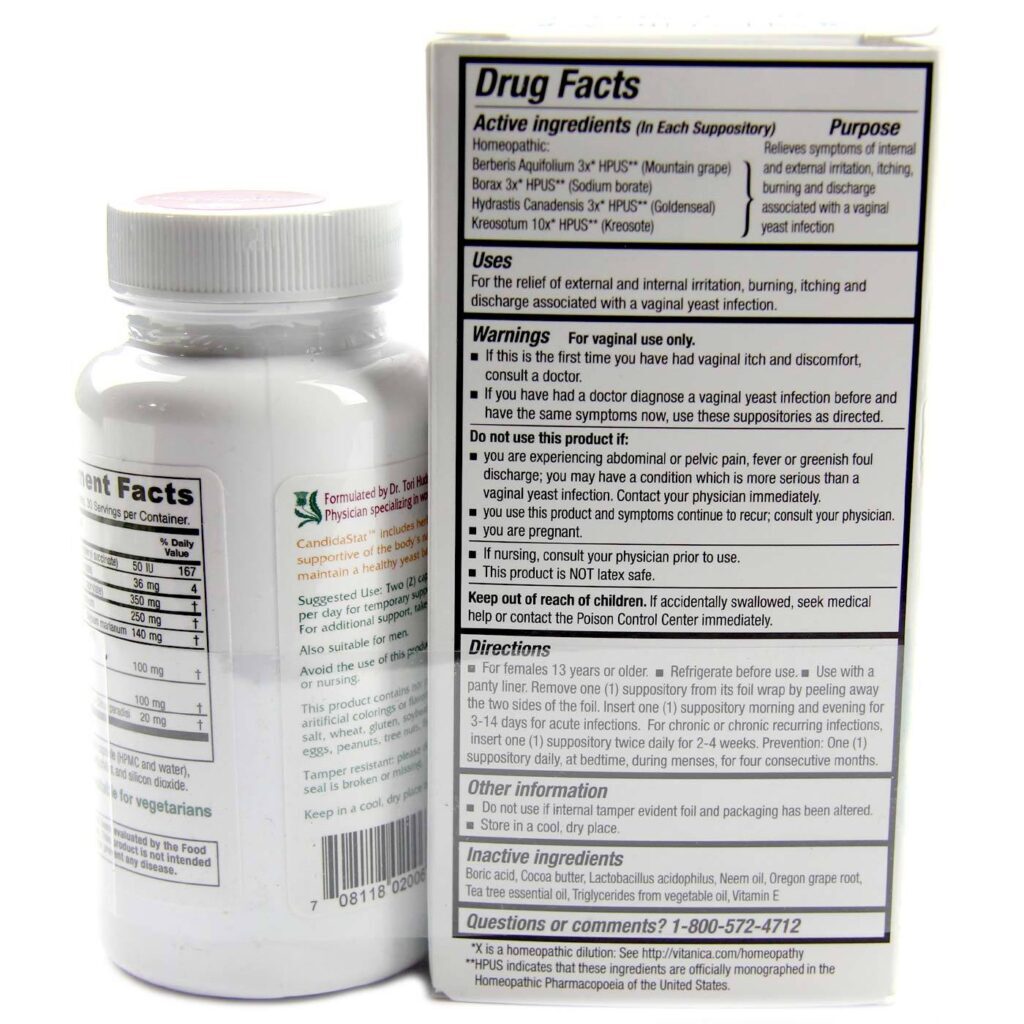 Vitanica Candida Pack: CandidStat 60 Cápsulas + Levedura Arrest 14 Sachês - Controle e Bem-Estar - Imagem 3