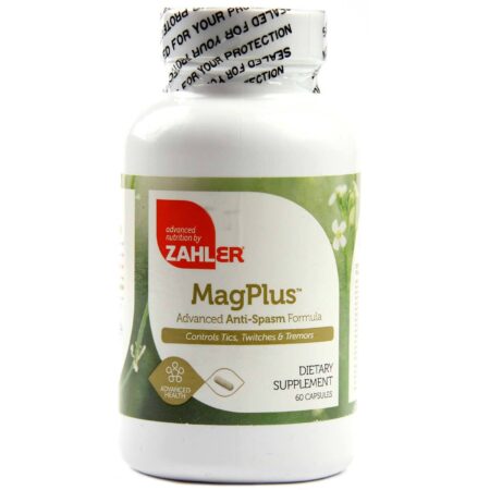 MagPlus Fórmula Avançada Contra Espasmos Zahler 60 Cápsulas