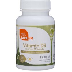 Zahler Vitamina D3 Fórmula Avançada 1.000 UI - 250 Cápsulas Gel