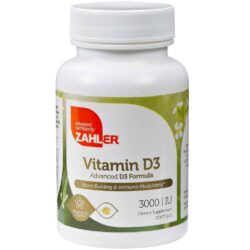Zahler Vitamina D3 Fórmula Avançada 3000 UI - 250 Cápsulas em Gel