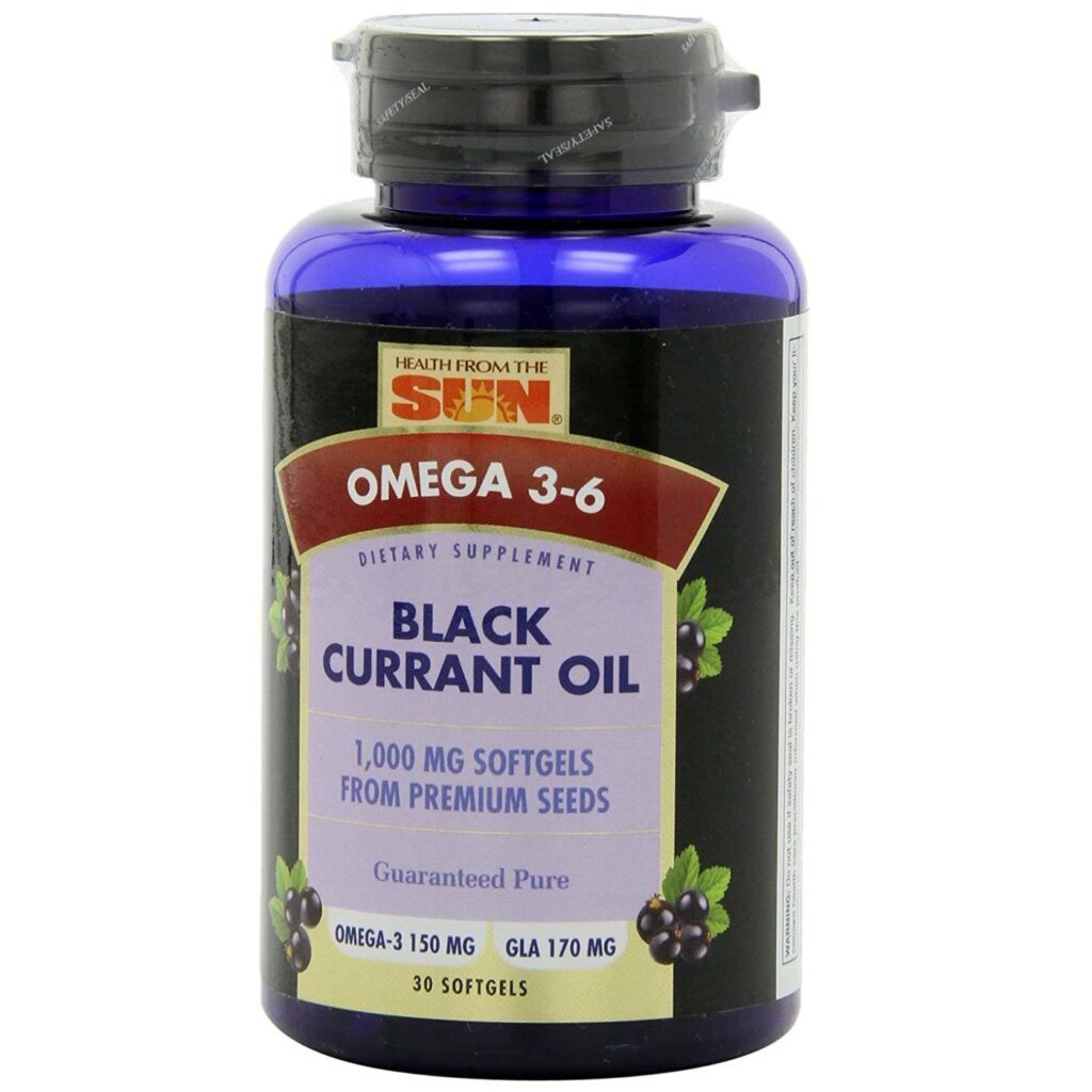 Óleo de Groselha Preta Health From the Sun 1000mg - Vitalidade Natural