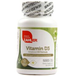 Zahler Vitamina D3 Fórmula Avançada 5.000 UI - 120 Cápsulas Gel