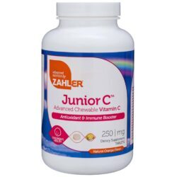 Zahlers Vitamina C para Crianças 250 mg - 180 Comprimidos Mastigáveis Sabor Laranja