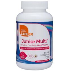 Junior Multi Multivitamínico Diário Zahler 180 Tabletes Mastigáveis para Crianças