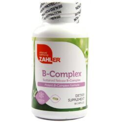 Zahler Complexo B Fórmula Potente 90 Cápsulas para Energia e Bem-Estar