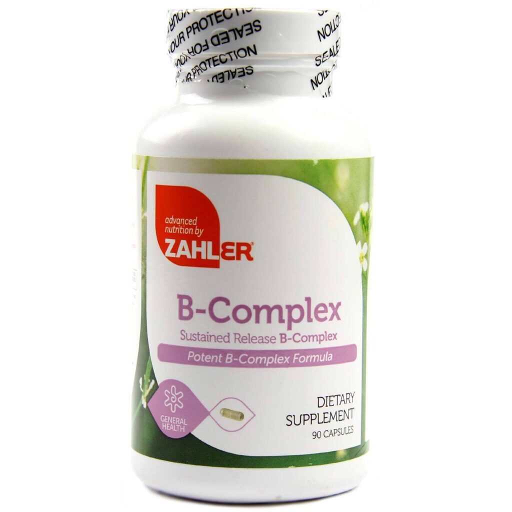 Zahler Complexo B Fórmula Potente 90 Cápsulas para Energia e Bem-Estar